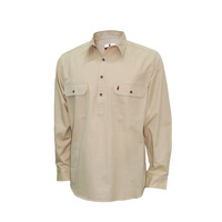 B1 Nungar/Curio Men's 1/2 Placket Work Shirt