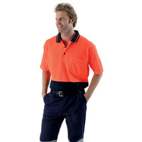 BK1234 Bisley 2 Tone Hi Vis Polo S/S Shirt