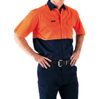 BS1895 Bisley 2 Tone Cool Lightweight Drill S/S Shirt