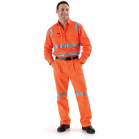 BS6339T Bisley Hi Vis Drill L/S Shirt - 3M Reflective Tape