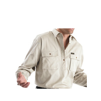 BSC6433 Bisley Closed Front Cargo Drill L/s Work Shirt