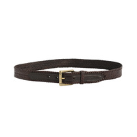 CB090 R.M. Williams 1 1/4 Plaited Kangaroo Belt