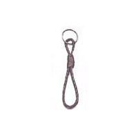 CG959 Plaited Kangaroo Leather Key Ring