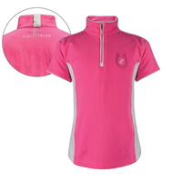 E6S5520002 TC EQUESTRIAN GIRLS REGAN 1/4 ZIP POLO