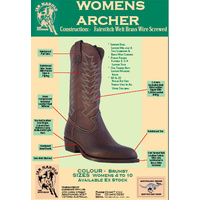 Harold HB002 Archer Women's Western Boot