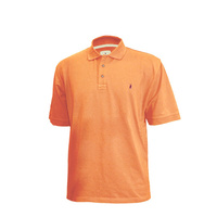 M-POLO-APRICOT Nungar Men's Pique Knit Polo