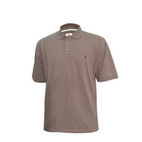 M-POLO-BRN Nungar Men's Pique Knit Polo
