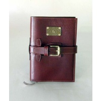 NTPS124 Pack Saddle Diary Cover with Buckle & Strap A5