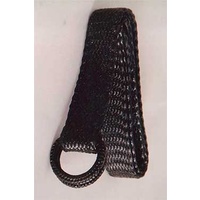 NTSW007 20 Plait Kangaroo Hide Belt ( Covered Rings )
