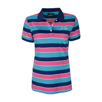 P6S2500056 PURE WESTERN WOMENS SASHA S/S POLO