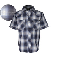 P6S3101044 PURE WESTERN BOYS KAI CHECK S/S SHIRT
