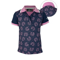 P6S5500059 PURE WESTERN GIRLS RILEY S/S POLO