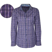 P6W2106034 PURE WESTERN WOMEN'S NIA CHECK L/S SHIRT