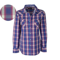 P6W2107033 PURE WESTERN WOMEN'S KENDALL CHECK L/S SHIRT