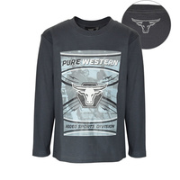 P6W3503036 PURE WESTERN BOY'S MITCHELL L/S TOP