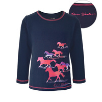 P6W5504038 PURE WESTERN GIRL'S LULU L/S TOP
