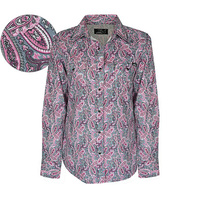 P6Y2100012 Pure Western Women's Phoneix Printed L/S Shirt