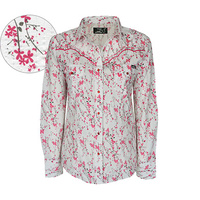 P6Y2101013 Pure Western Women's Myra Printed L/S Shirt