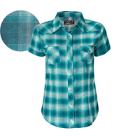 P6Y2103008 Pure Western Women's Misty Check S/S Shirt