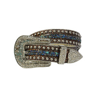 P6Y2900BEL Pure Western Women's Amber Bling Belt