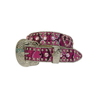 P6Y5902BEL Pure Western Girl's Molly Bling Belt