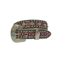P6Y900BEL Pure Western Women's Girl's Jesse Bling Belt