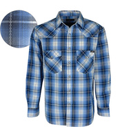 PY61100003 Pure Western Men's Lane check L/S Shirt