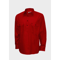 R1 Nungar/Curio Men's 1/2 Placket Work Shirt