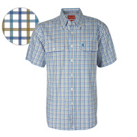 T6S1110003 THOMAS COOK MENS HERBERTON CHECK 2-PKT S/S SHIRT