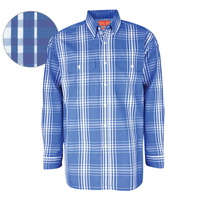 T6S1115006 THOMAS COOK MENS NAROOMA CHECK 2-PKT L/S SHIRT