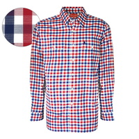 T6S1115008 THOMAS COOK MENS CLIFTON CHECK 2-PKT L/S SHIRT