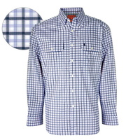T6S1115013 THOMAS COOK MENS HEXHAM CHECK 2-PKT L/S SHIRT