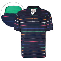 T6S1509025 THOMAS COOK MENS SOUTHPORT STRIPE 1PKT S/S POLO