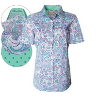 T6S2108037 THOMAS COOK WOMENS KYNETON PRINT S/S SHIRT