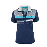 T6S2517051 THOMAS COOK WOMENS GRACEMERE STRIPE S/S POLO