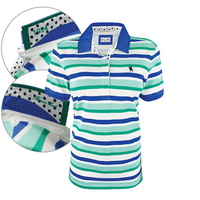 T6S2518056 THOMAS COOK WOMENS COWARAMUP STRIPE S/S POLO