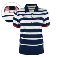 T6S2523053 THOMAS COOK WOMENS PAULA STRIPE S/S POLO