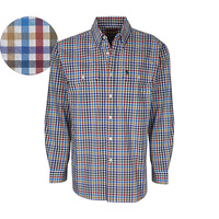 T6W1115006 THOMAS COOK MEN'S WONDOOLA CHECK 2-PKT L/S SHIRT