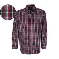 T6W1115009 THOMAS COOK MEN'S MITCHEL CHECK 2-PKT L/S SHIRT