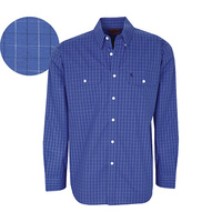 T6W1115011 THOMAS COOK MEN'S KENT CHECK 2-PKT L/S SHIRT