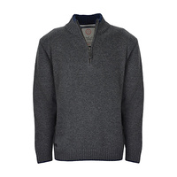 T6W1519075 THOMAS COOK MEN'S CROWLEY 1/4 ZIP NECK KNIT JUMPER