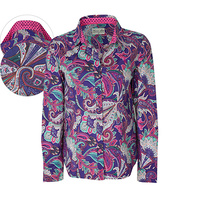 T6W2118041 THOMAS COOK WOMEN'S BROOME PRINT L/S SHIRT