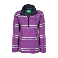 T6W2511028 THOMAS COOK GERALDTON STRIPE ZIP RUGBY