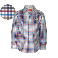 T6W3140006 THOMAS COOK BOY'S WONDOOLA CHECK 2-PKT L/S SHIRT