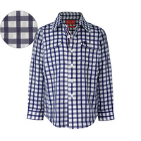 T6W3140008 THOMAS COOK BOY'S SHADWELL CHECK 2-PKT L/S SHIRT