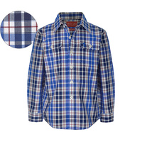 T6W3140010 THOMAS COOK BOY'S MACINTYRE CHECK 2-PKT L/S SHIRT