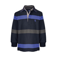 T6W3502020 THOMAS COOK BOY'S JETT STRIPE RUGBY