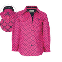 T6W5107047 THOMAS COOK GIRL'S VICKI PRINT 2-PKT L/S SHIRT