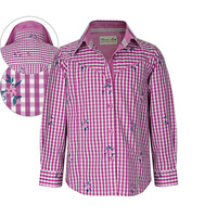 T6W5108050 THOMAS COOK GIRL'S ANGIE PRINT L/S SHIRT