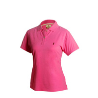 W-POLO-PNK Nungar Women's Pique Knit Polo